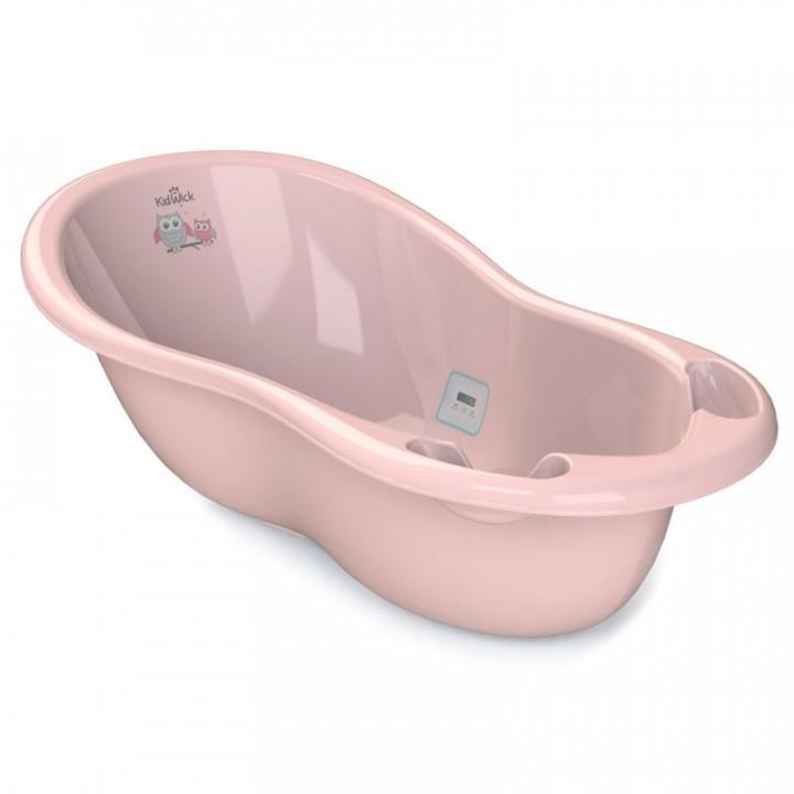 Ванночка Kidwick МП Шатл с термометром, розовый/т.розовый
