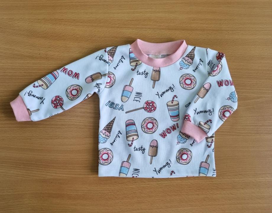 Детская одежда Фуфайка р.68 ф256(68)пончик