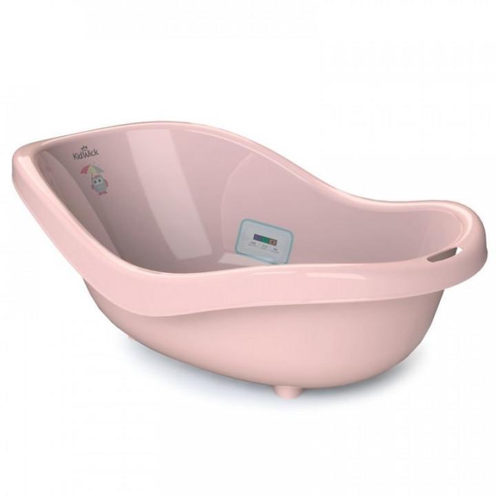 Ванночка Kidwick МП Дони с термометром, розовый/т.розовый