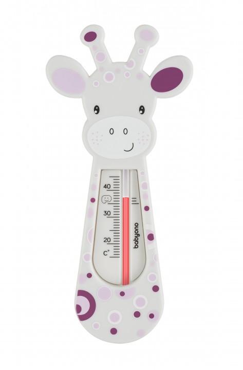 BabyOno Термометр для купания - Жирафик(серый).